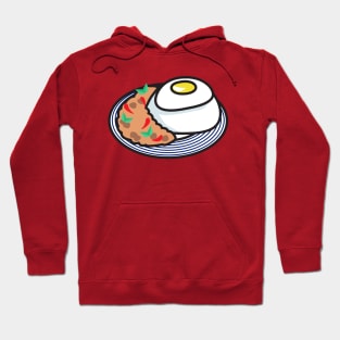 Phat kaphrao Breakfast Illustration Hoodie